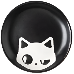 Small black dipping bowl