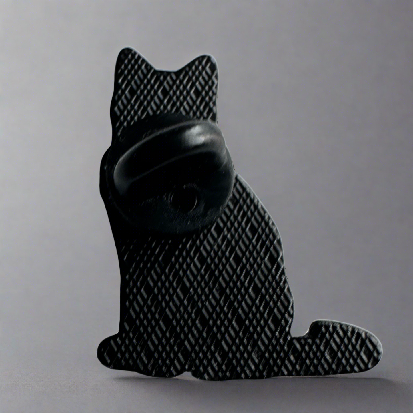 Cat in Pride bandanna - Enamel pin badge